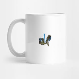 Small LA Hands, Palm Trees Mug